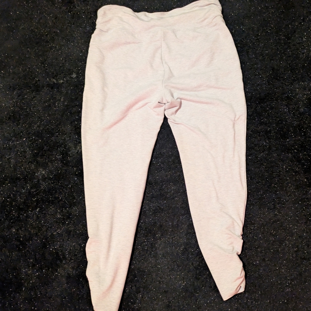 Haven Well Within Soft Lounge Pants – Light Gray/Blue Heather, Ruched Ankle - Picture 7 of 8